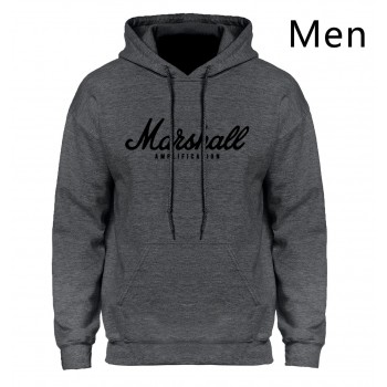 Marshall Hoodie Men Amplification Hoodies Mens Slim Hooded Sweatshirt 2018 Winter Autumn Hip Hop Brand Streetwear Crossfit Hoody