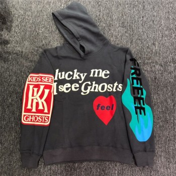 Kanye West Kids See Ghosts Graffiti Men Sweatshirts Crewneck Hoodie Hip-hop Fashion New Arrived Magpie Streetwear Sweatshirt