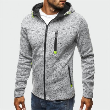 Spring Autumn Mens Jackets Hooded Coats Casual Zipper Sweatshirts Male Tracksuit Fashion Jacket Mens Clothing Outerwear ML032