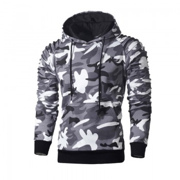 Laamei Camouflage Hoodies Men 2018 New Fashion Sweatshirt Male Camo Hoody Hip Hop Autumn Winter Military Hoodie Plus Size 3XL
