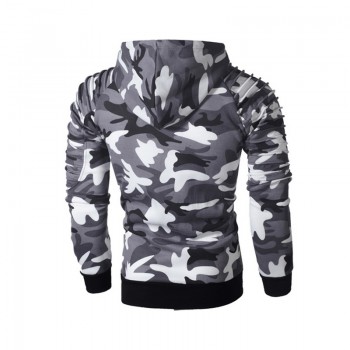 Laamei Camouflage Hoodies Men 2018 New Fashion Sweatshirt Male Camo Hoody Hip Hop Autumn Winter Military Hoodie Plus Size 3XL