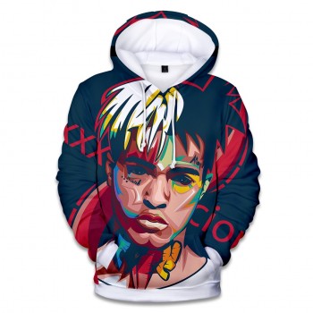 2018 New Raper Xxxtentacion 3D Print Hoodies Men/women Fashion Hip Hop 3D Xxxtentacion Mens Hoodies and Sweatshirt Clothes