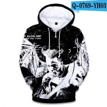 2018 New Raper Xxxtentacion 3D Print Hoodies Men/women Fashion Hip Hop 3D Xxxtentacion Mens Hoodies and Sweatshirt Clothes