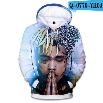 2018 New Raper Xxxtentacion 3D Print Hoodies Men/women Fashion Hip Hop 3D Xxxtentacion Mens Hoodies and Sweatshirt Clothes
