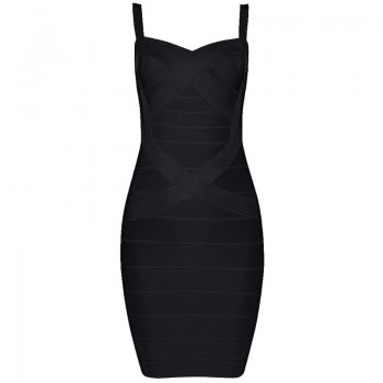 INDRESSME 2018 Bandage Dress Sexy Mini Spaghetti Strap Bodycon Strapless Club Party Summer Lady Dresses Femme Vestidos