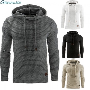 Grandwish Drop Shipping Hoodies Men Long Sleeve Solid Color Hooded Sweatshirt Male Hoodie Casual Sportswear Plus Size S-5X,DA760
