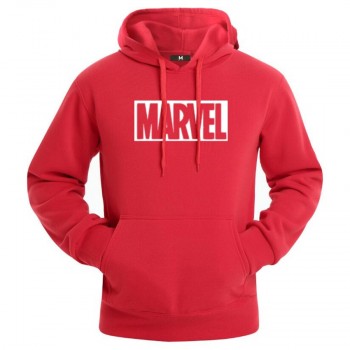 2019 Autumn And Winter Brand Sweatshirts Men High Quality MARVEL Letter Printing Fashion Mens Hoodies Thickened Mens Hoodie