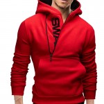 Zollrfea Dropshipping Autumn Winter Letter Printed Mens Hoodie Men Zipper Knitted Standard Coat Casual Knitwear M-5XL CA00095