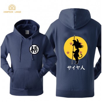 Dragon Ball Anime Fashion Print 2018 Autumn Winter Fleece Sweatshirts For Men Hoody Z Tops Brand Tracksuit Mens Sportswear Hot