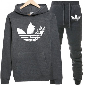 A DI Hoodie Sweatshirt Men/Women New Fashion Hoodies Sweatshirts+Sweatpants Suits 2018 Autumn Winter Warm Fleece Hooded Pullover