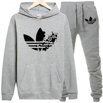 A DI Hoodie Sweatshirt Men/Women New Fashion Hoodies Sweatshirts+Sweatpants Suits 2018 Autumn Winter Warm Fleece Hooded Pullover