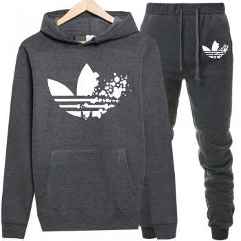 A DI Hoodie Sweatshirt Men/Women New Fashion Hoodies Sweatshirts+Sweatpants Suits 2018 Autumn Winter Warm Fleece Hooded Pullover