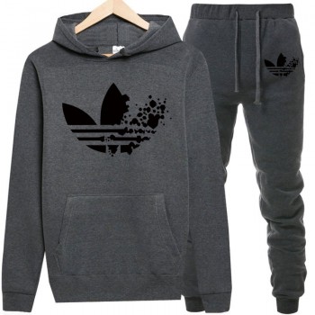 A DI Hoodie Sweatshirt Men/Women New Fashion Hoodies Sweatshirts+Sweatpants Suits 2018 Autumn Winter Warm Fleece Hooded Pullover