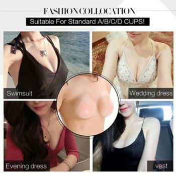 Sexy Silicone Invisible Nipple Cover Push Up Pads Adhesive Seamless Strapless Be Applicable Off Shoulder Dress Women Boho Dress