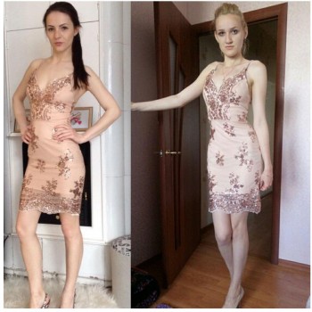 Womens Gold Black Sequins Dress 2017 New Sexy V-neck Backless Women Sundress Luxury Party Club Wear Mini Sequined Dress Vestidos
