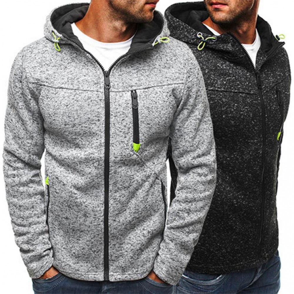 Mens Casual Sweatshirt  Mens Zipper Slim Hoodies Sweatshirts Pullover Coat Tops  dropshipping    augu15