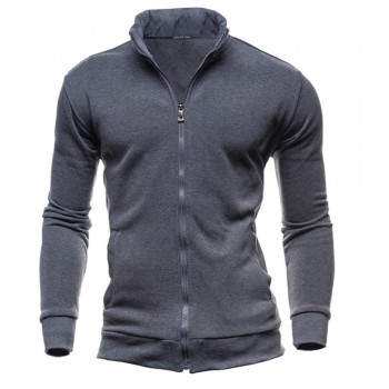 Mens Autumn Winter Sweatshirts Jacket Leisure Long Sleeve Cardigan Zipper Tops Coat Male Casual Tracksuit sweatshirt Outwear