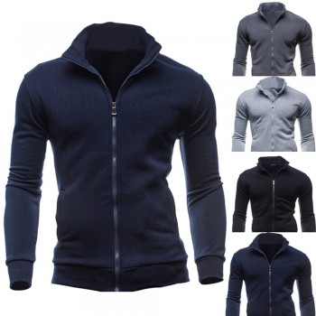 Mens Autumn Winter Sweatshirts Jacket Leisure Long Sleeve Cardigan Zipper Tops Coat Male Casual Tracksuit sweatshirt Outwear