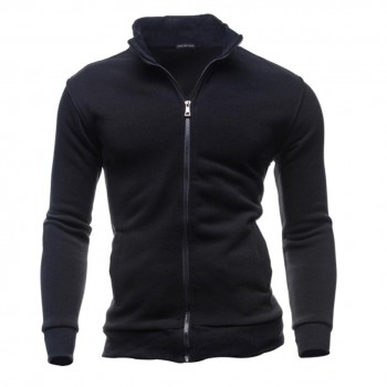 Mens Autumn Winter Sweatshirts Jacket Leisure Long Sleeve Cardigan Zipper Tops Coat Male Casual Tracksuit sweatshirt Outwear