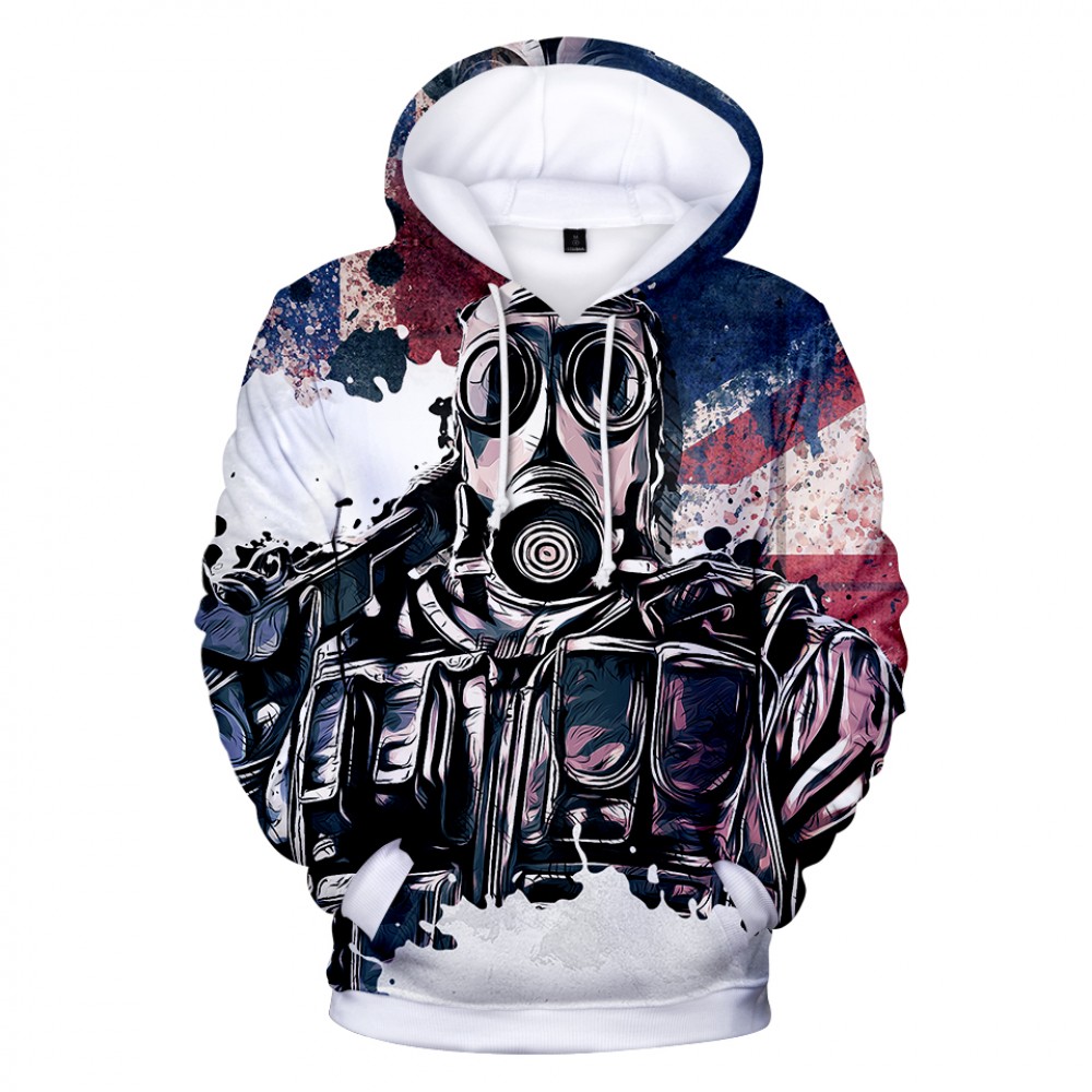 2018 Aikooki High Quality 3D Print Rainbow Six Siege Hoodies Men/women Fashion Warm Harajuku 3D Rainbow Six Siege Mens Hoodies