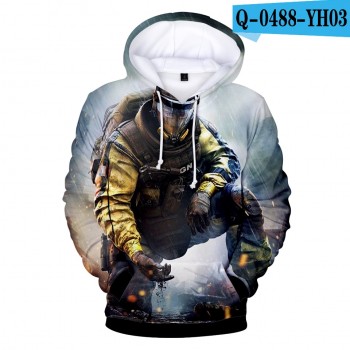 2018 Aikooki High Quality 3D Print Rainbow Six Siege Hoodies Men/women Fashion Warm Harajuku 3D Rainbow Six Siege Mens Hoodies