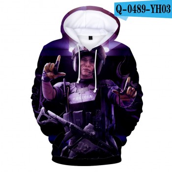 2018 Aikooki High Quality 3D Print Rainbow Six Siege Hoodies Men/women Fashion Warm Harajuku 3D Rainbow Six Siege Mens Hoodies