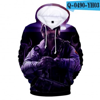 2018 Aikooki High Quality 3D Print Rainbow Six Siege Hoodies Men/women Fashion Warm Harajuku 3D Rainbow Six Siege Mens Hoodies