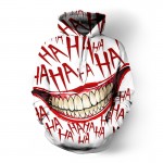 SOSHIRL HAHA Joker Funny Hoodie Halloween Crazy Smile Pullover Long Sleeve Sweatshirt Fashion Stree Coats Cool Unisex Sportwear