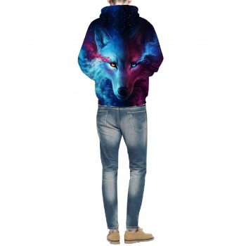 3D Wolf Printed Hoodie Men Women Cool Casual Sweatshirt Spring Autumn Fashionable Pullover Hooded Tops Baseball Costume Jersey