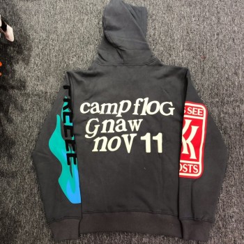 19ss Kanye West Kids See Ghost Logo Flocking Women Men Hoodies Sweatshirts Hiphop Streetwear Men Fashion Hoodie Pullover