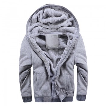 LASPERAL 2018 Winter New Tracksuit Men Fashion Thicken Velvet Casual Hooded Warm Thick Hoodie Solid Moleton Masculino Sweatshirt