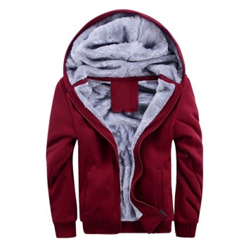 LASPERAL 2018 Winter New Tracksuit Men Fashion Thicken Velvet Casual Hooded Warm Thick Hoodie Solid Moleton Masculino Sweatshirt