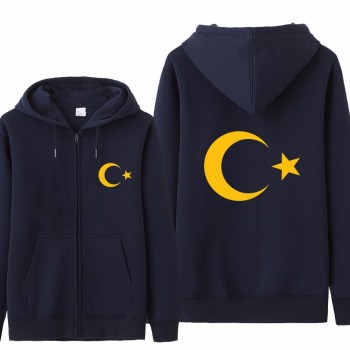 Omnitee Cool Turkey Flag Hoodies Tracksuit Men Casual  Autumn Fleece Jacket Zipper Pullover Turkey Sweatshirt