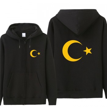 Omnitee Cool Turkey Flag Hoodies Tracksuit Men Casual  Autumn Fleece Jacket Zipper Pullover Turkey Sweatshirt
