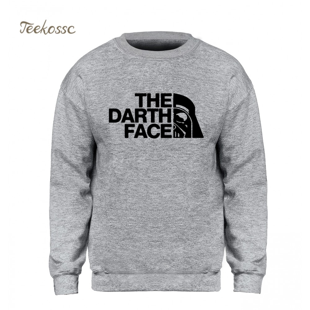 Star Wars The Darth Face Vader Sweatshirt Men Hoodie Crewneck Sweatshirts 2018 Winter Autumn Fleece Warm Hip Hop Streetwear Mens