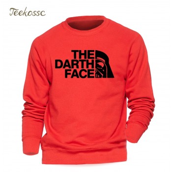 Star Wars The Darth Face Vader Sweatshirt Men Hoodie Crewneck Sweatshirts 2018 Winter Autumn Fleece Warm Hip Hop Streetwear Mens