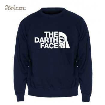 Star Wars The Darth Face Vader Sweatshirt Men Hoodie Crewneck Sweatshirts 2018 Winter Autumn Fleece Warm Hip Hop Streetwear Mens