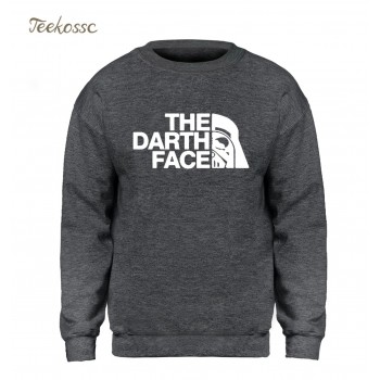 Star Wars The Darth Face Vader Sweatshirt Men Hoodie Crewneck Sweatshirts 2018 Winter Autumn Fleece Warm Hip Hop Streetwear Mens