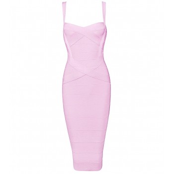 INDRESSME 2018 Womens Midi Bandage Dress Sexy Spaghetti Strap Bodycon Club Party Dresses Vestidos Wholesale