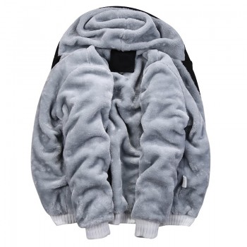 Winter Inner Fleece Hoodies Men 2018 Casual Hooded Warm Sweatshirts Male Thicken Tracksuit 2PC Jacket+Pant Men Moleton Masculino