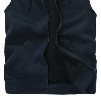 2017 New Fashion Casual Mens Sleeveless Hoodies Slim Fit Hip Pop Vest Waistcoat Zipper Hoodies Sweatshirts For Men