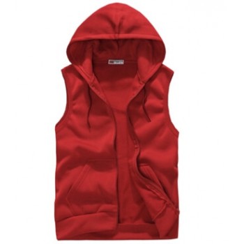 2017 New Fashion Casual Mens Sleeveless Hoodies Slim Fit Hip Pop Vest Waistcoat Zipper Hoodies Sweatshirts For Men