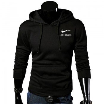 2017 Autumn New Arrival High JUST BREAK IT Printed Sportswear Men Sweatshirt Hip-Hop Male Hooded Hoodies Pullover Hoody clothing