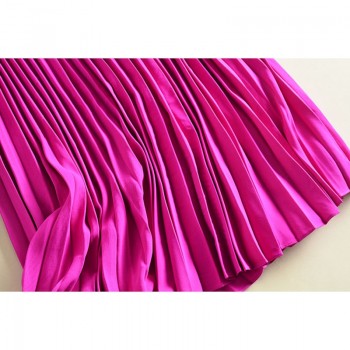 HIGH QUALITY Newest 2019 Designer Fashion Runway Dress Womens Flare Sleeve Bow Collar Midi Pleated Dress