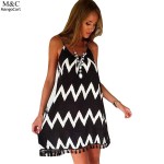 Women Summer Dress 2018 Sexy Beach Dress Vestidos Casual Geometric Printed Tassel Spaghetti Strap Women Mini Dresses