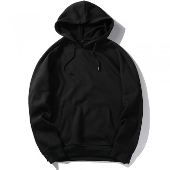 Fashion Hoodies Men Spring Autumn High Quality Fleece Liner Sweatshirts Male Brand Streetwear Solid Warm Hoodies Euro Size S-2XL