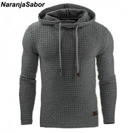 NaranjaSabor 2019 Autumn Mens Hoodies Slim Hooded Sweatshirts Mens Coats Male Casual Sportswear Streetwear Brand Clothing N461