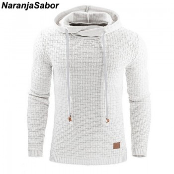 NaranjaSabor 2019 Autumn Mens Hoodies Slim Hooded Sweatshirts Mens Coats Male Casual Sportswear Streetwear Brand Clothing N461