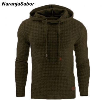 NaranjaSabor 2019 Autumn Mens Hoodies Slim Hooded Sweatshirts Mens Coats Male Casual Sportswear Streetwear Brand Clothing N461