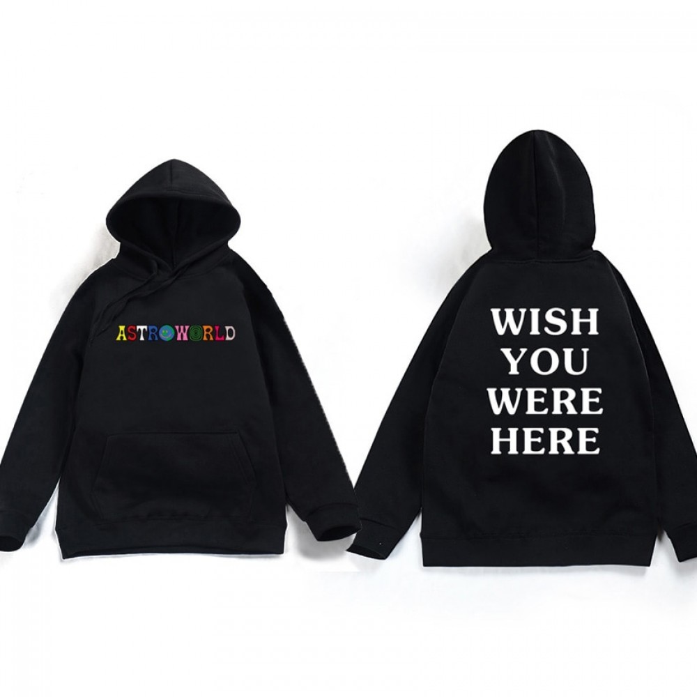 New Print Travis Scotts ASTROWORLD Hoodies Men and Women Hip Hop Streetwear Hoodies Sweatshirt Male Plus Size S-2XL